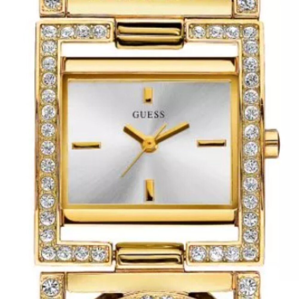 NWT GUESS by Marciano Gold-Tone Stone Set Watch W14522L1 – Classic Glam – NIB - Picture 2 of 11